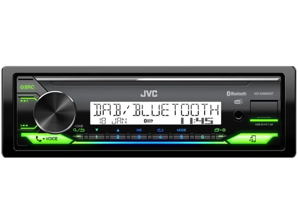 5. Car radio JVC