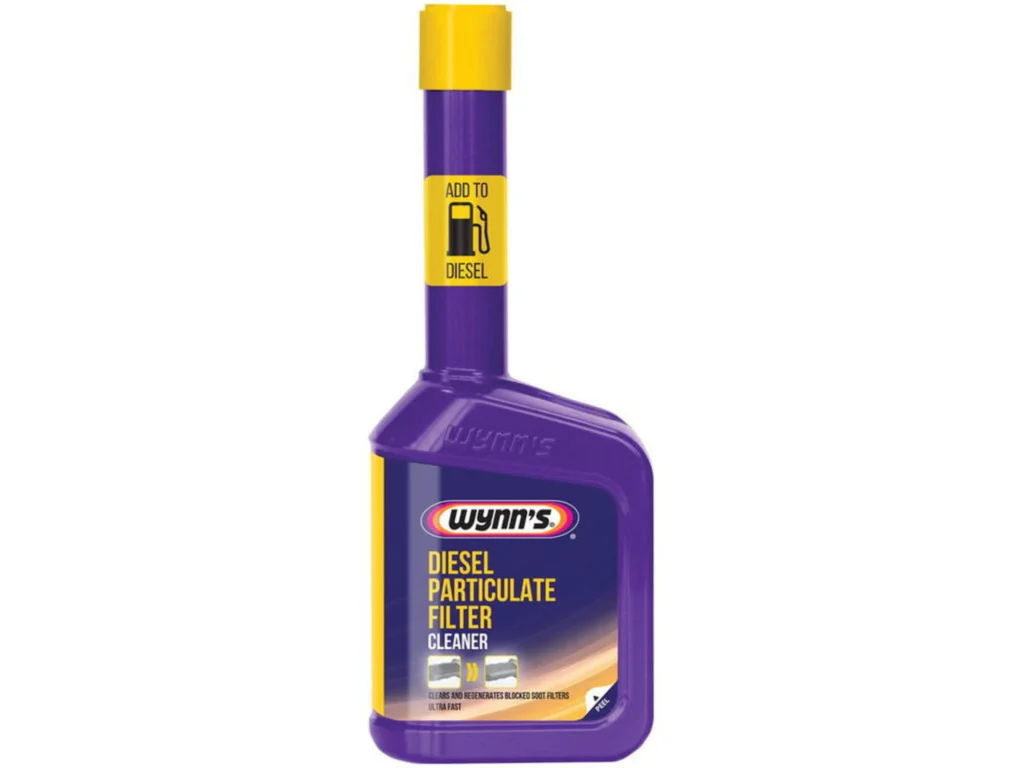 Wynns Diesel Particulate Filter Cleaner, ljubičasta bočica od 325 ml sa žutim čepom