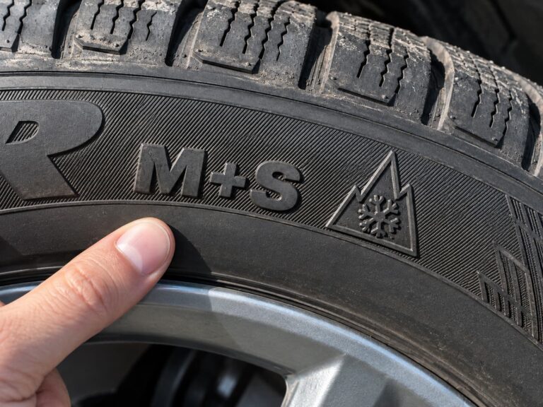 Oznake M+S i simbol planine sa pahuljicom na boku zimske gume