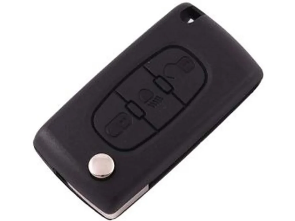 888 Car Accessories kućište HU83/CE0536 za preklopni ključ Peugeot i Citroën sa tri tastera