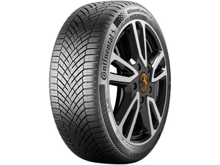 Continental AllSeasonContact 2 guma za sve sezone na felni, sa nazivom modela na boku