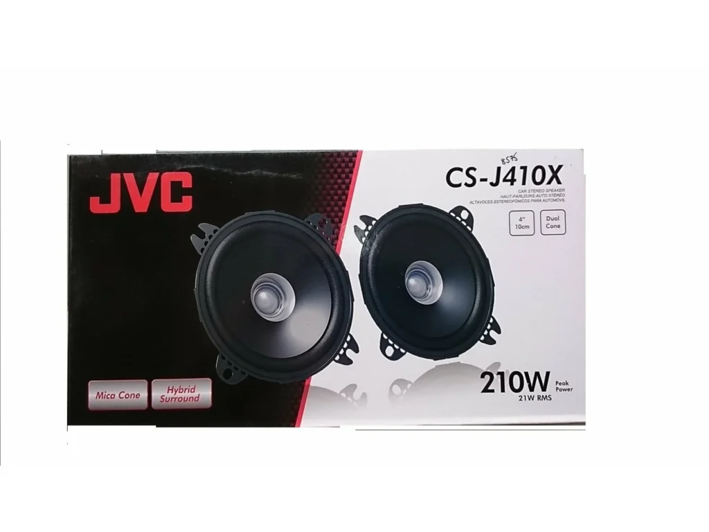 JVC CS-J410X par zvučnika od 10 cm sa srebrnim središnjim konusom
