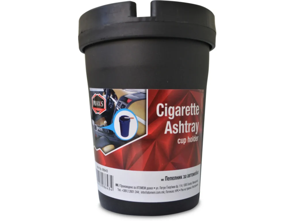 Praxis Piksla za kola bez poklopca, sa dva ureza za cigaretu na obodu